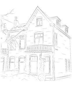 tekening huis